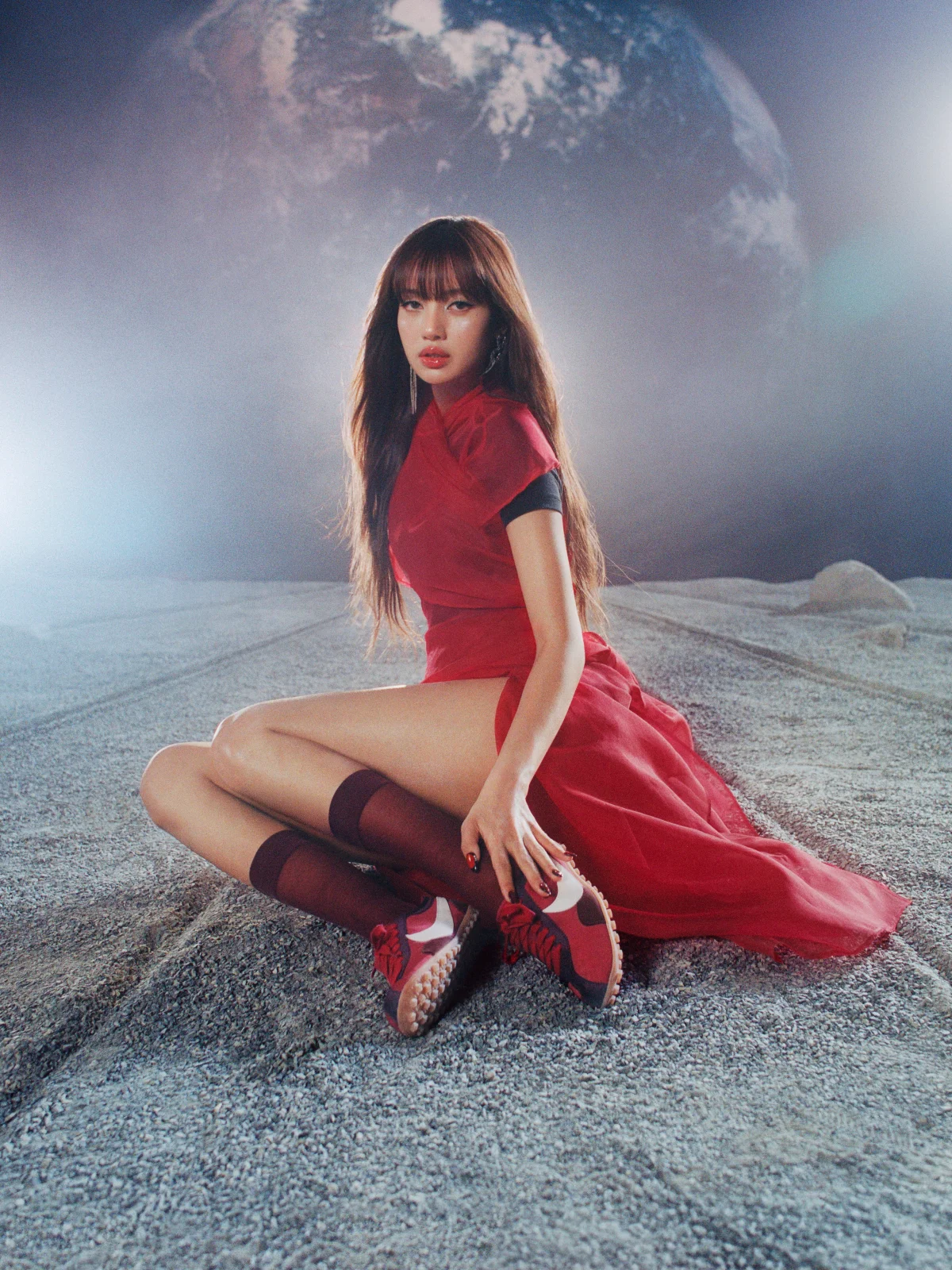 nike найк lisa лиса blacpink блэкпинк sawadika кампейн кпоп кей-поп к-поп kpop moon shoe рекламная кампания
