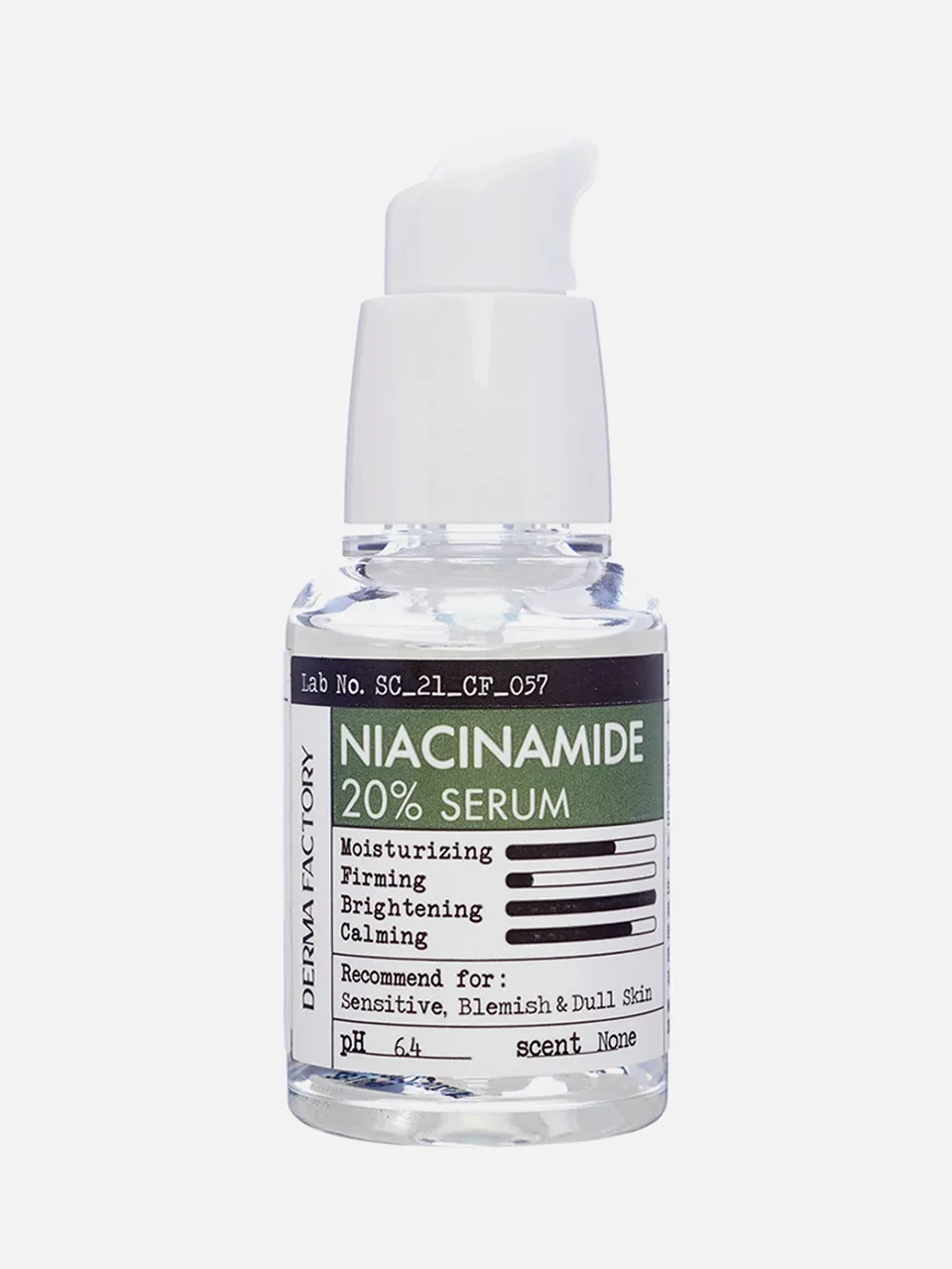 Сывортка для лица Niacinamide 20% Serum, Derma Factory