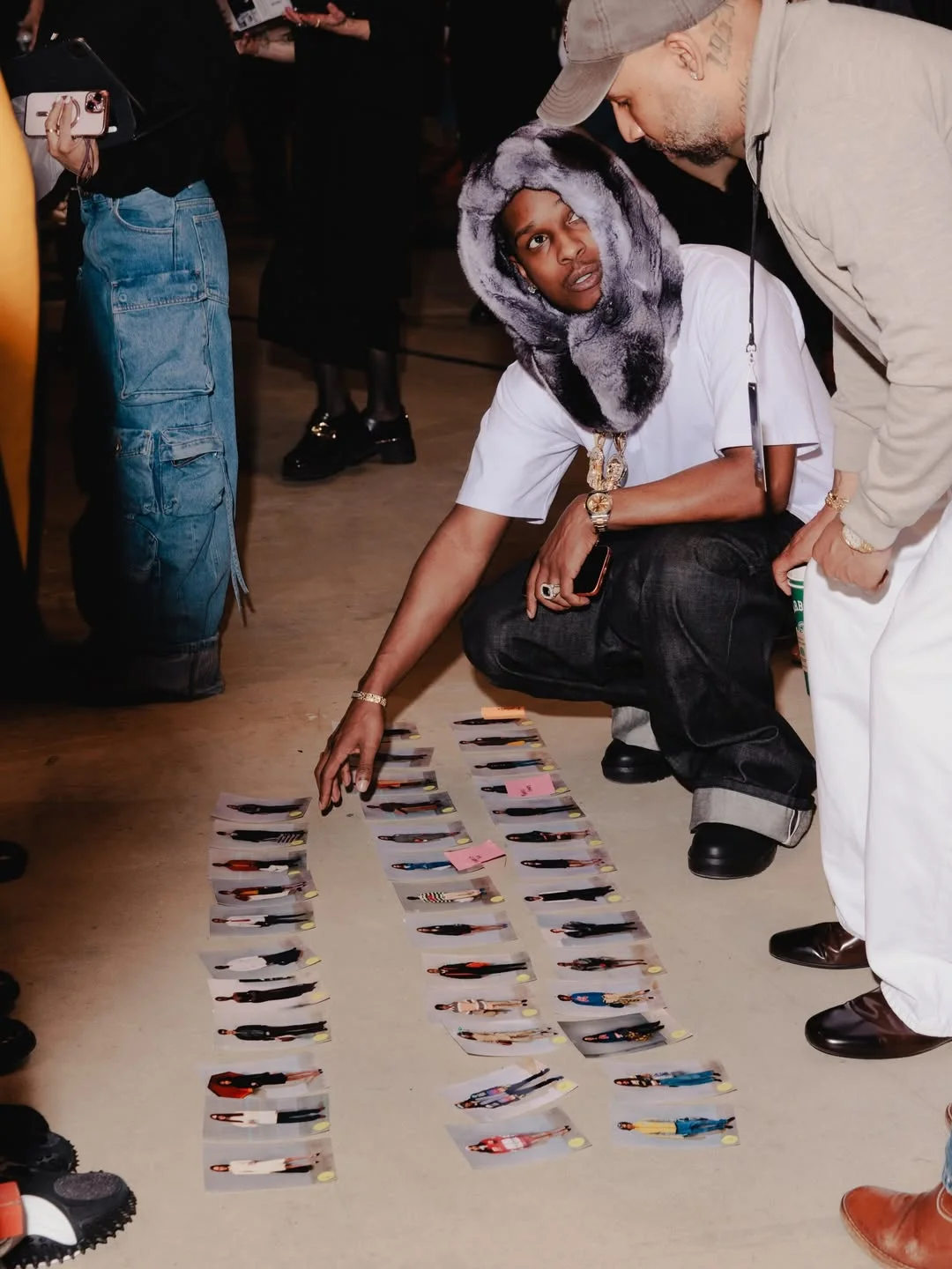 A$AP Rocky перед показом AWGE