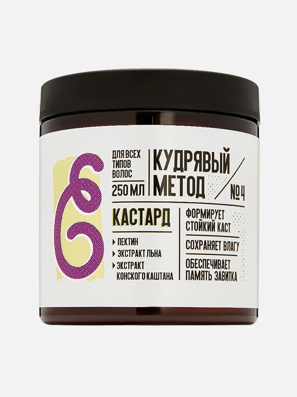 Гель-кастард для укладки кудрявых волос «Кудрявый метод»