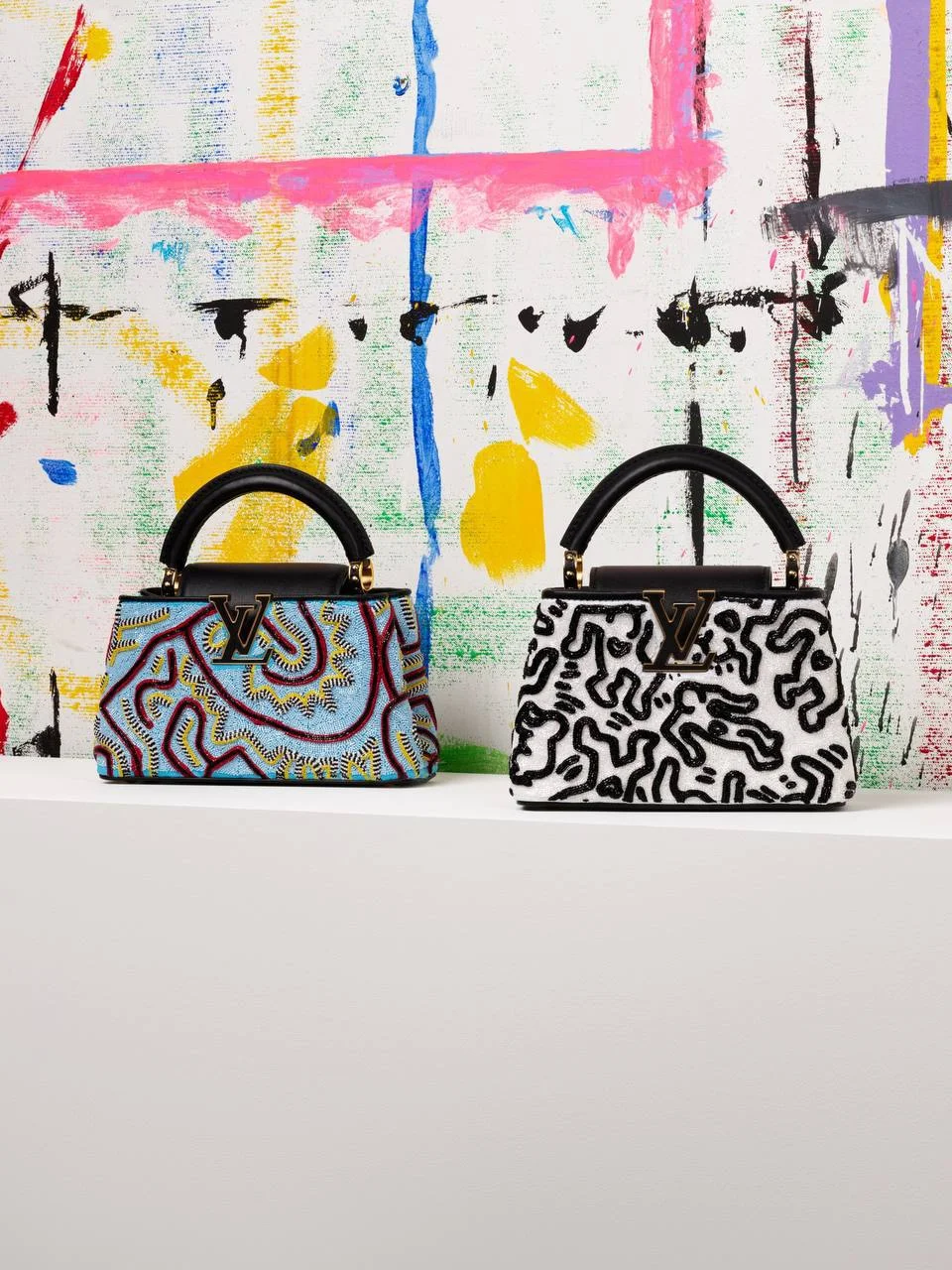 Louis Vuitton, луи виттон, Кит Харинг, Artycapucines, новинки, сумки, аксессуары, поп-арт