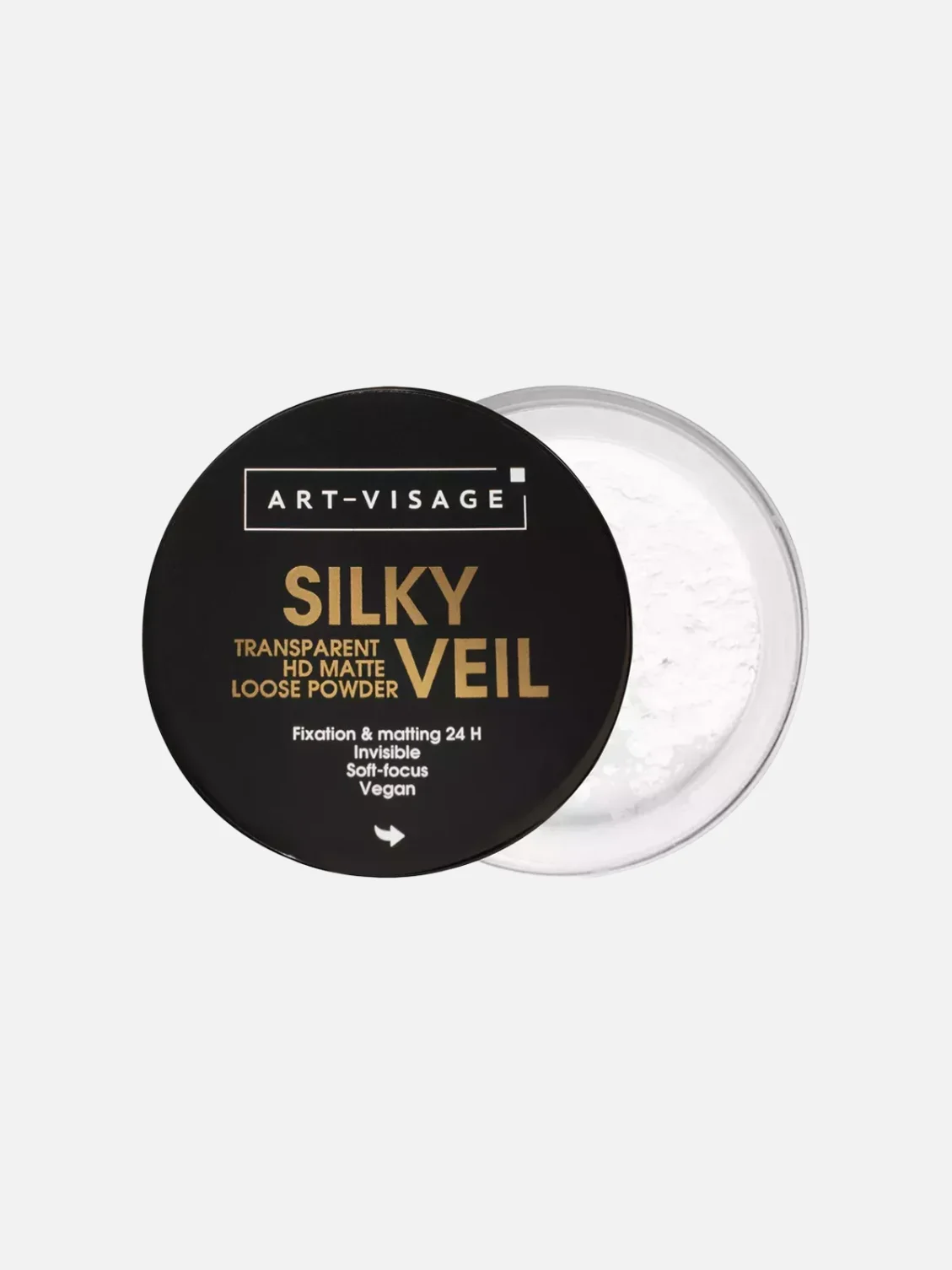 Финишная рассыпчатая HD-пудра Silky Veil 301 прозрачная, ART-VISAGE (Стоимость: 658