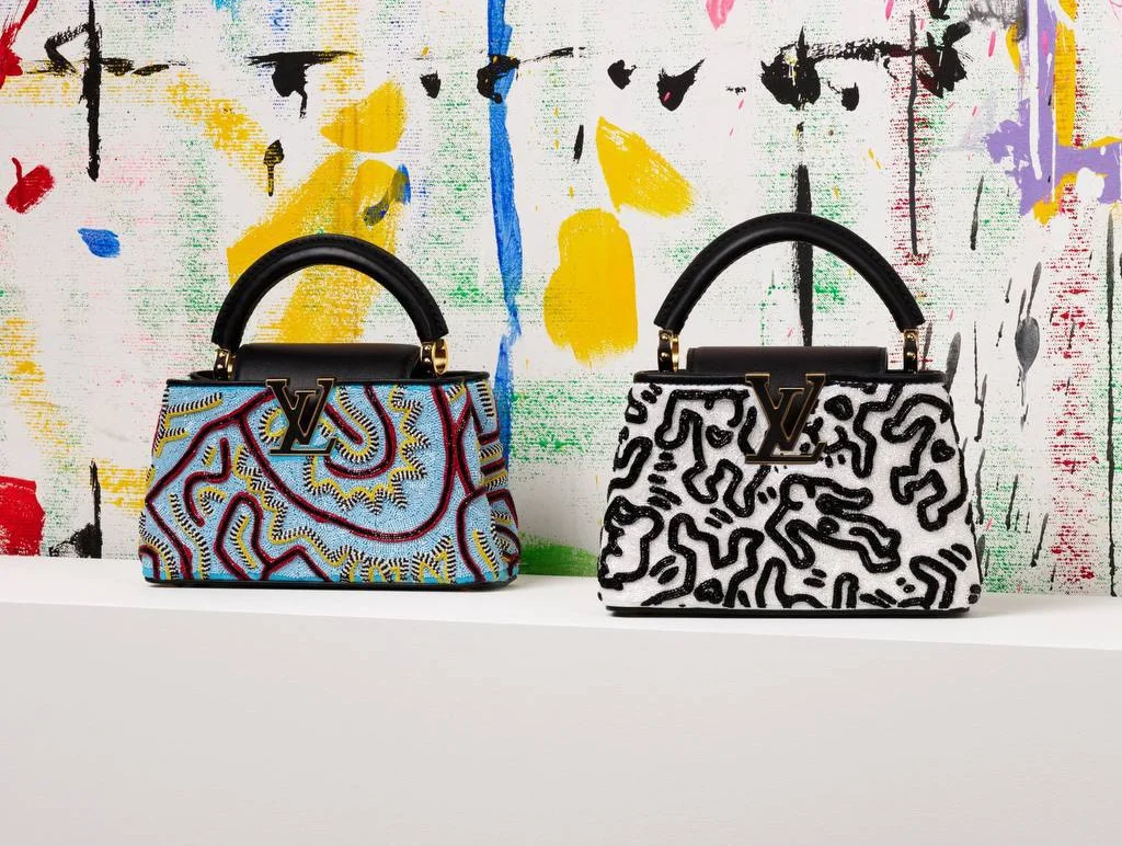 С полотна на кожу: Louis Vuitton создал сумки по мотивам работ Кита Харинга